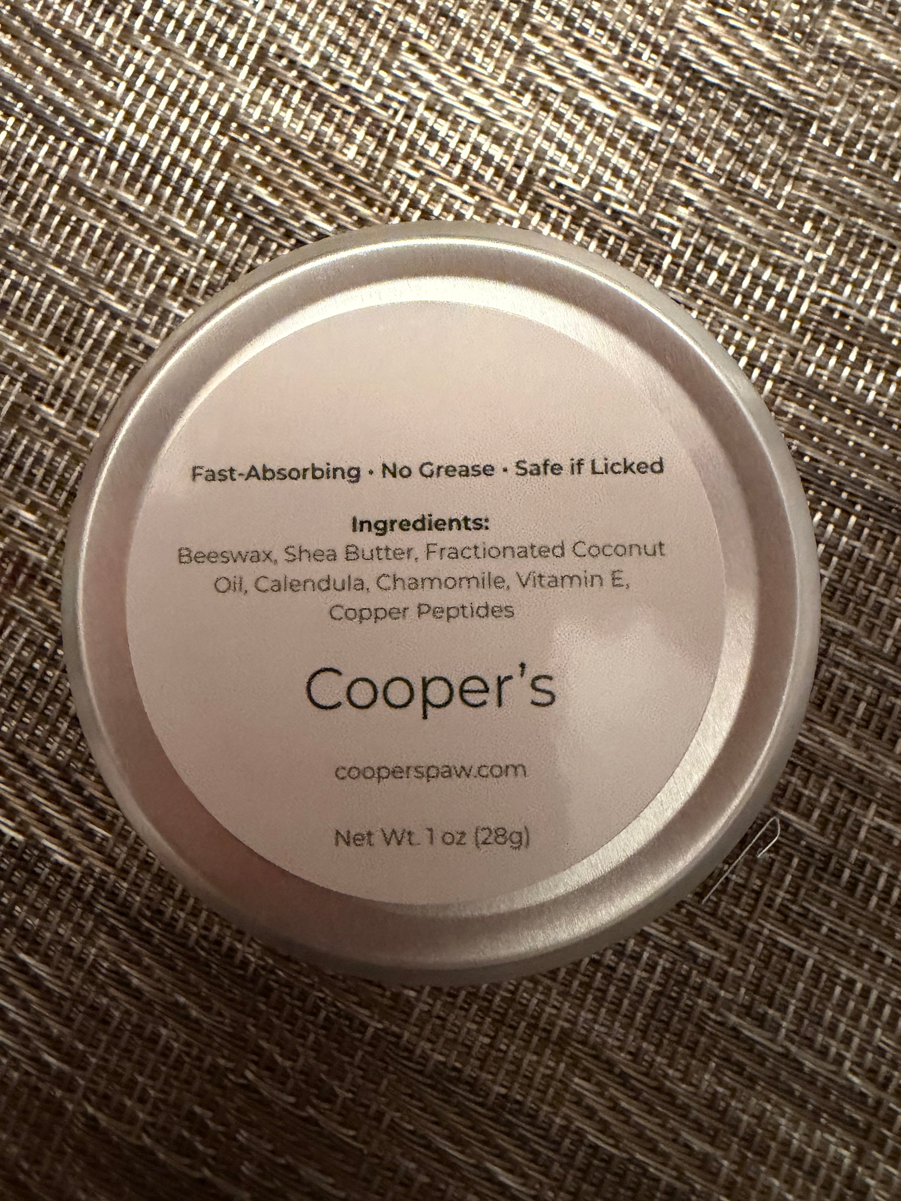 Cooper's Paw Sample Kit